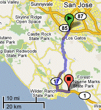 Route to Soquel
